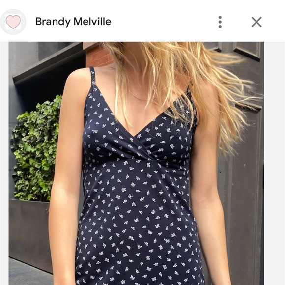 Brandy navy dress - Picture 2 of 3